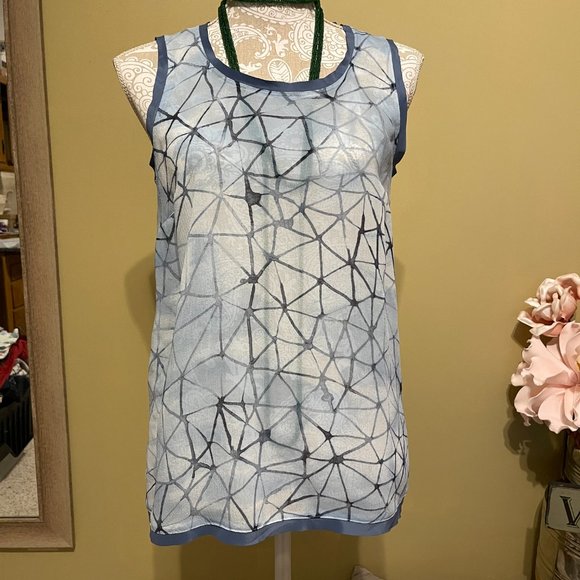 Simply Vera Vera Wang tank top in blue size small - Picture 9 of 10